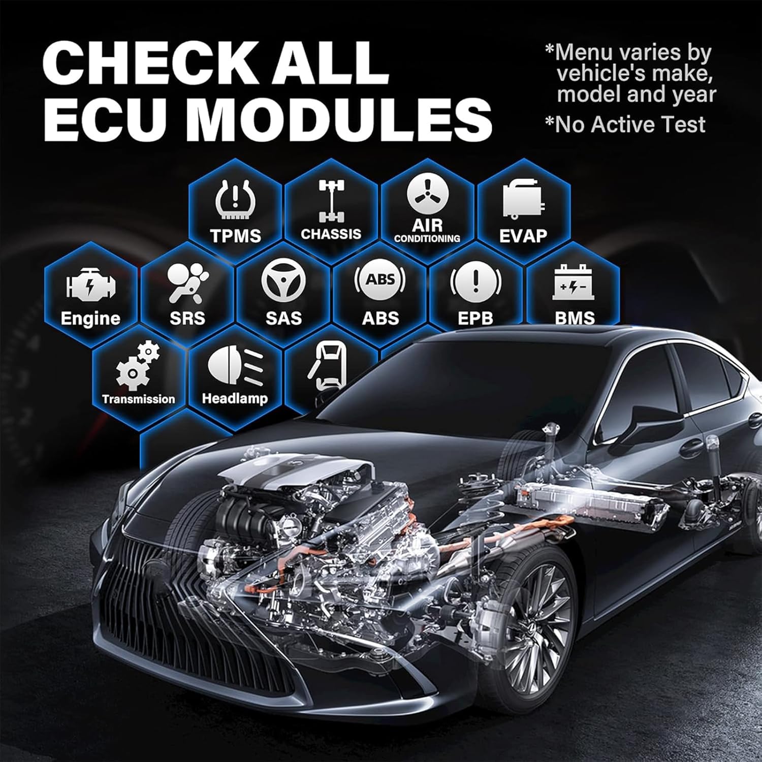 TOPDON OBD2 Diagnostic Device ArtiDiag800BT, All System Diagnostics and 28 Service Functions, OBD2 Diagnostic Device for All Vehicles, 2 Years Free Update, Wireless Connection, Black